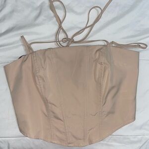 Tan Corset Top